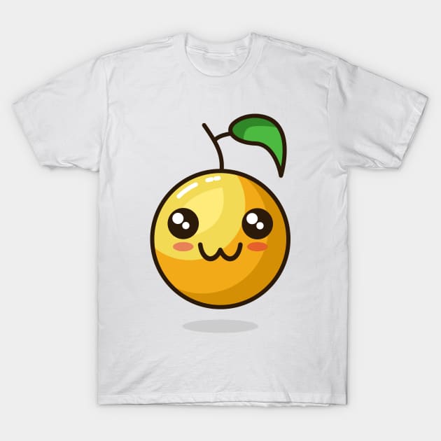 cute emoji orange react T-Shirt by Rizkydwi